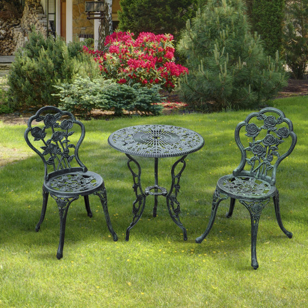 Cast iron 2024 bistro set